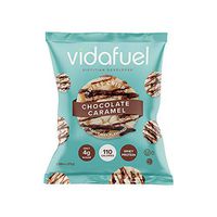 VidaFuel Healthy Whey Protein Sweet Crisps, Kidney Friendly, Heart Healthy, Dietitian Developed, No Artificial Sweetener, No Sugar Alcohols, Low Calorie, Chocolate Caramel, 0.88 Oz Bag, Pack of 24