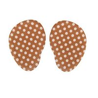 3 Pairs Girl Skid-Proof Forefoot Pads Shoe Insoles, Khaki