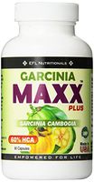 Garcinia MAXX Plus, 100% Pure Garcinia Cambogia, 60% HCA, 90 Capsules NEW YEARS SALE
