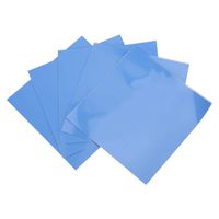 Thermal Pad, 100 x 100 x 5mm 1.5W/m-k Soft Silicone Thermal Conductivity Pad High Thermal Conductivity CPU GPU Heat Dissipation Silicone Sheet