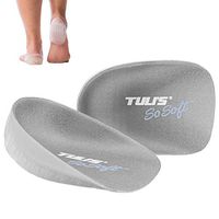 Tuli's So Soft Heel Cups - Shock Absorption Cushion Insert for Plantar Fasciitis and Heel Pain Relief, Large