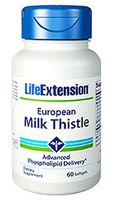Life Extension European Milk Thistle-Advanced Phospholipid Delivery Softgels, 60 Count (Packaging May Vary)