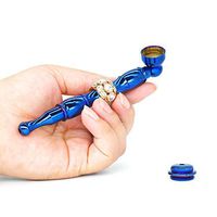 You Deserve a Blue Portable Mini Tube with 10 Stainless Steel mesh Filters and a Storage Bag