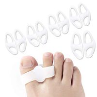 10 Pieces Big Toe Straightener, Bunion Corrector Bunion Separators for Hammer Toe Suit to Men & Women