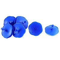 uxcell® Plastic Hair Scalp Massage Comb Shampoo Brush 10Pcs Dark Blue