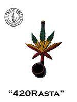 Handmade Tobacco Pipe Art Collectible Smoke Functional"MiniRasta" Collection