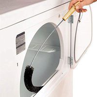 Clothes Dryer Lint Brush Vent Trap Cleaner Stainless Steel Flexible Brush Gas Electric Fire Refrigerator Coil Brush
