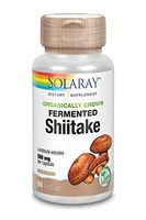 Solaray Shiitake Mushroom Organically Grown VCapsules, 60 Count