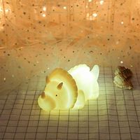 Night Light, Lyperkin Cute Dinosaur Night Light for Nursery, Bedroom, Child Room Decors [Including 3 x Button Batteries]