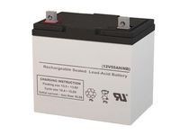 UB12550 (45825) 12 Volt 55 AmpH SLA Replacement Battery with NB Terminal