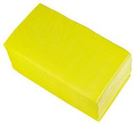 Paper Dinner Napkins - 120-Pack Disposable Napkins, 2-Ply Absorbent Napkins for Everyday Kitchen, Dining, Events, Parties, Neon Yellow, Unfolded 15.5 x 13 Inches, Folded 7.5 x 4.25 Inches