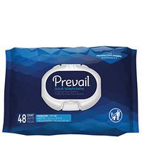 Prevail Incontinence Washcloths, Softpack, 48 Count (Pack of 12 (576 Count))