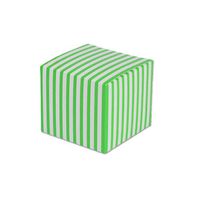 Striped Print Mini Paper Boxes, 12-Packs (Green/White)