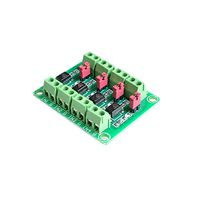 Zamtac PC817 4 Channel Optocoupler Isolation Board Voltage Converter Adapter Module 3.6-30V Driver Photoelectric Isolated Module PC 817