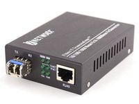 Networx Gigabit Fiber Media Converter - UTP to 1000Base-LX - LC Multimode, 550m, 1300/1310nm