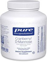 Pure Encapsulations - Cranberry/d-Mannose - Hypoallergenic Supplement to Support Urinary Tract Health - 180 Capsules