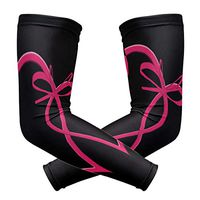 LEVEIS Valentines Day Love Arm Sleeves UV Protection for Men Women Sunblock Protective Gloves Running Golf Cycling Driving Long Arm Cover 1 Pair