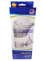 Sportaid Hernia Truss Double, White Measure Waist 30 Inches-35 Inches For Men Small - 1 ea