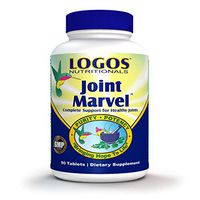 Logos Nutritionals - Joint Marvel (90) - Complete Vitamin Mineral Herbal Support for Joints - with New Zealand Green Lipped Mussel,MSM, Chondroitin and Glucosamine