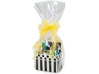 1.6 MIL Clear Cello BOPP Cellophane Bags Gift Basket Package Flat Gift Bags 14 in X 24 in Made in USA 100 Bags Pack