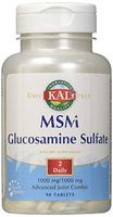 KAL Msm Glucosamine Sulfate Tablets, 90 Count