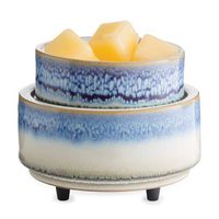 CANDLE WARMERS ETC 2-in-1 Candle and Fragrance Warmer for Warming Scented Candles or Wax Melts and Tarts with to Freshen Room, Horizon