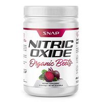 Beet Root Powder - Nitric Oxide Beets by Snap Supplements - Blood Flow and Circulation Superfood, Muscle & Heart Health - BCAAs. L Arginine, L Citrulline (12 oz.)