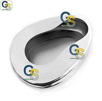 G.S Stainless Steel Bed Pans Adult: 14" X 11 3/8" Best Quality