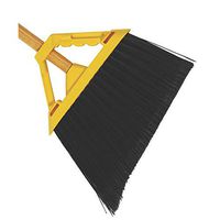 Continental E515012 Huskee Wide-Angle Broom w/ 48" Yellow Handle