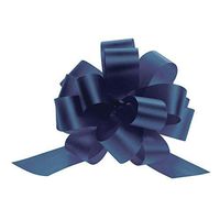 Gift Wrap Pull Bows 4" Navy Blue 50 per case