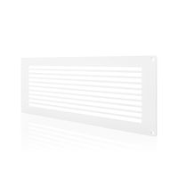 AC Infinity Passive Ventilation Grille 17", White, for PC Computer AV Electronic Equipment Cabinets, Rooms, and Closets
