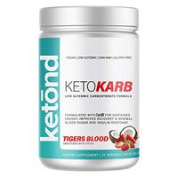 Ketond KetoKarb — Low Glycemic Carbohydrate Energy, Keto Approved Carbohydrate — Stay in Ketosis — Tigers Blood, (20 Servings)