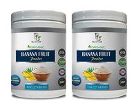 Energy boosters for Women - Banana Fruit - Organic Powder - Banana Extract no Alcohol - 2 Cans 16 OZ (130 Servings)