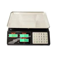 ZYY Electronic Scale，High-Precision 30kg Steel Button Platform Pricing Public City Pound Table Weight 1g2 Grams Vegetable (Size : 30kg/5)