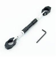 AtFipan Universal Adjustable Motorcycle Handlebar Cross Bar Suitable For Honda/Kawasaki/Yamaha - black
