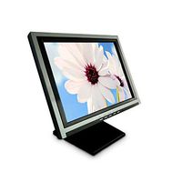 DONNGYZ HD 15" POS LCD Touch Screen Monitor USB Stand for Restaurant Cafe Retail Bar 1024x768 VGA Touchscreen Commercial LED Monitor,Black