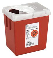 Sharps Container, 2.2 Qt., Auto Drop, PK5