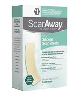 ScarAway Long Silicone Scar Sheets, 6 Long Scar Sheets Per Box (3 Boxes)