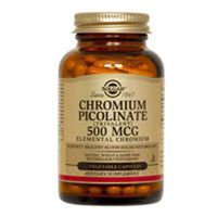 Solgar - Chromium Picolinate 500 mcg, 120 Vegetable Capsules