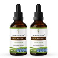 Stinging Nettle Root Alcohol Liquid Extract, Organic Stinging Nettle (Urtica Dioica) Dried Root (2x4 FL OZ)