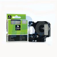 Compatible for Dymo D1 45020 White on Clear 12mm x 7M Label Cassette