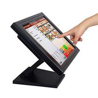 USB VGA Touch Screen LED Monitor POS Stand Restaurant Pub Karaok Retail 15 inch