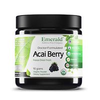 Emerald Labs Acai Freeze-Dried Powder - Increase Energy and Vitality - Supports Healthy Digestion, Energy Levels, Fat Burning, Mental Alertness - (Fruitrients) - 90 Grams