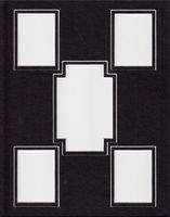 Pack of 5 11x14 Collage Black & Black Double Picture Mat, for 1 4x6 Picture and 4 ACEO or Sport Cards