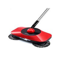Jiansheng01 Sweeper, All-round No Dead Angle Cleaning, Home Sweeping Artifact, Lazy Dedicated Sweeping Mopping Machine (red/Yellow/White, 35 17 6cm) Three-in-one multifunction