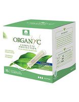 Organyc 100% Certified Organic Cotton Tampons, with Compact Plant-Based Applicator, Super, 16Count