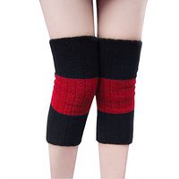 Warmer Knee Brace Sleeve for Sports, Yoga, Dance, Arthritis, Joint Pain, Red L