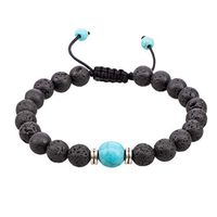 LAWISS Turquoise Bracelet with Natural Stones- 8mm Beads Mala Meditation Anxiety Bracelet for Men Religious Jewelry