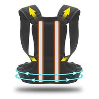 Posture Corrector for Men and Women, Upgraded Adjustable Back Brace for Spine and Back Support, Improve Spine Posture by YOOMALL