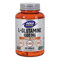 NOW Foods L-Glutamine 1,000 Milligram, 120 Capsules